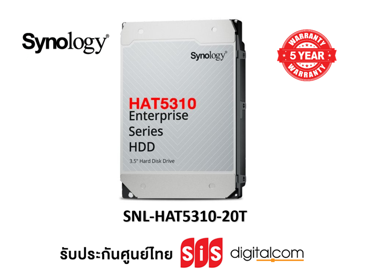 HDD 20TB 3.5 Synology Enterprise SATA III HAT5310 NAS Synology
